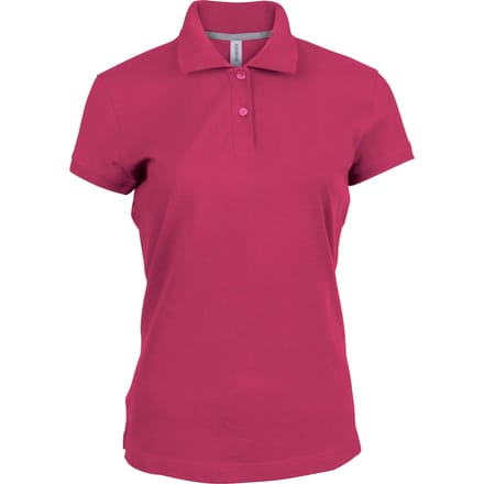 Kariban Damespolo korte mouwen K242 - Fuchsia - S