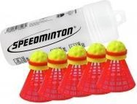 Speedminton FUN Speeders - 5 stuks - speedbadminton - crossminton - speed badminton shuttle - Rood