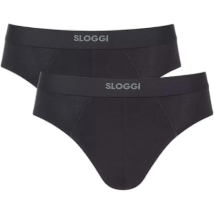 sloggi men EVER Ease Brief 2P Heren Onderbroek - ZWART -