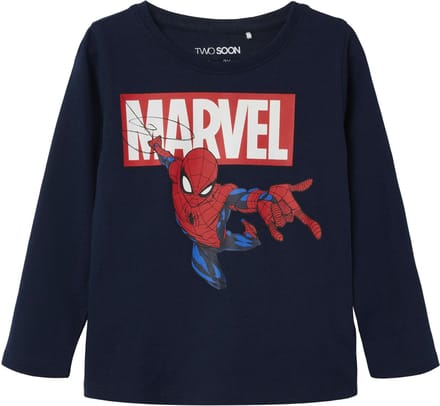 NAME IT - TMMPRIMO SPIDER LS TOP NOOS MAR - Jongens - Lange mouwen shirts