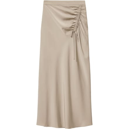 AllSaints Alexia Skirt Taupe Grey Größe: 2 | Maxiröcke Outlet | Damen | Schwarz