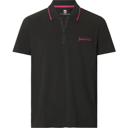 Jan Vanderstorm herren Poloshirt - 52/54 - zwart - Plus Size