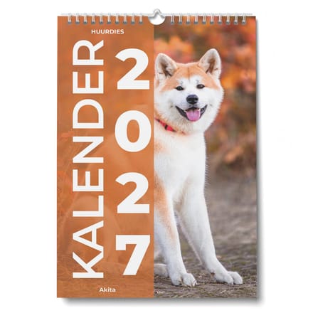 Huurdies Kalender 2027 - Nederland - 35x24cm