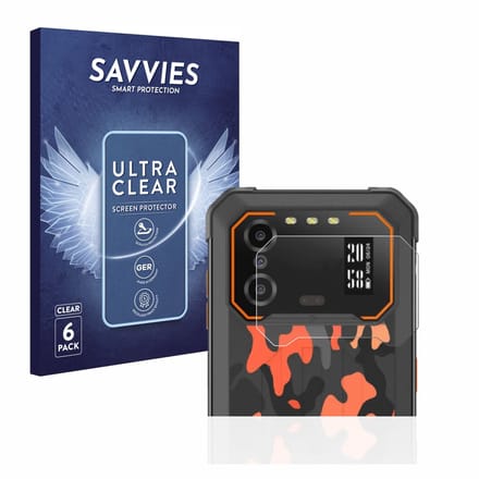 Savvies - Screenprotector voor iiiF150 B1 Pro (ALLEEN Camera Lens) - Folie Beschermfolie transparant 6 Stuks