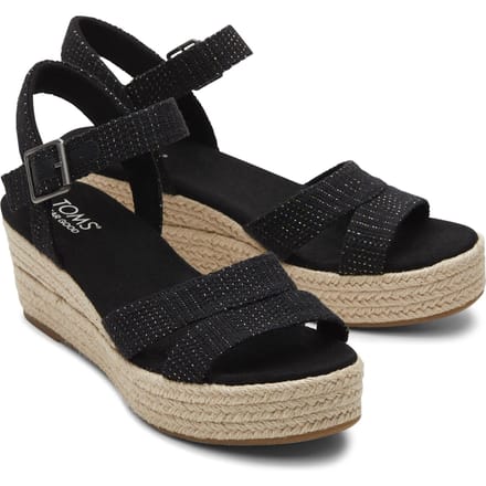 TOMS Audrey Textiel Damesschoenen Zwart