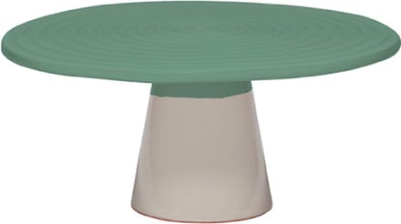 Dutchdeluxes - Dutchdeluxes - Taartplateau - Keramiek - Medium - 25 cm diameter - Groen