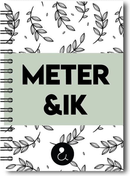 Invulboek Meter & Ik | Herinneringen Boek Meter & Kind | Peetmoeder Invulboek | Botanical Groen