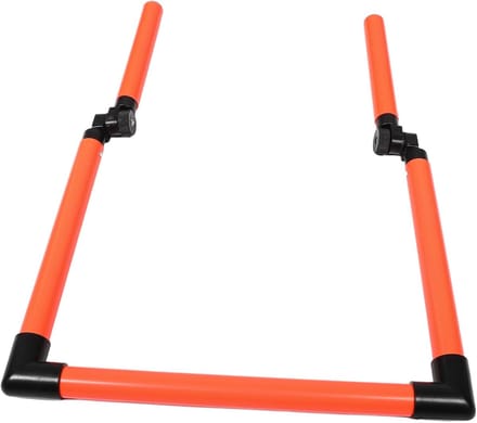 Agility Hurdles - Springtraining Horden - Atletische Training - Duurzaam PVC Materiaal - 37.5x6.8x3.5cm - Multicolor