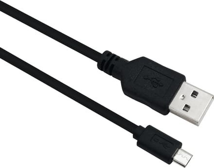 Anschlusskabel, USB 2.0 A Stecker/Micro-B Stecker, 1,0m, schwarz