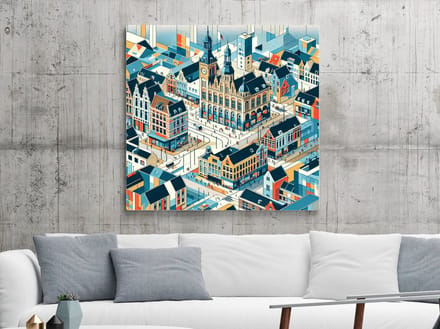 Kunstprint | Wanddecoratie | Forex | 60 × 60 cm