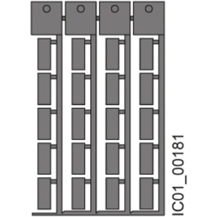 Siemens 3RT2900-1SB20 Markeerlabel 340 stuk(s) (b x h) 20 mm x 7 mm