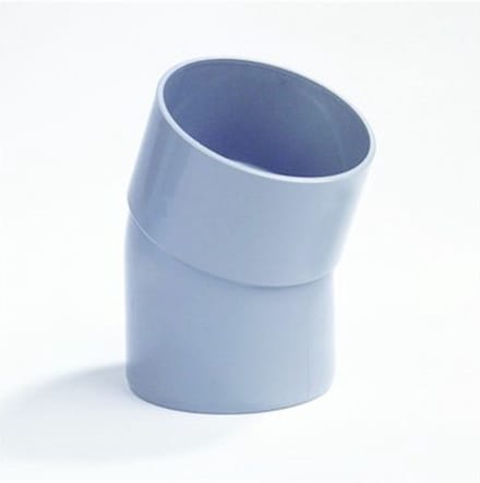 Bocht 22,5Gr Mof/Spie 75 Pvc Grijs