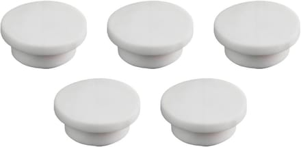 Afvoerstoppers Bad - Gootsteenpluggen Set - Water Dicht Maken - Lekvrije Afdichting - 5 Stuks - Wit