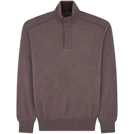 Paul & Shark Trui Shark Tag Merino Extrafine Half Zip Falcon / male