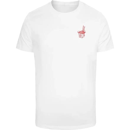 Mister Tee - Best Noodles Heren Tshirt - 3XL - Wit
