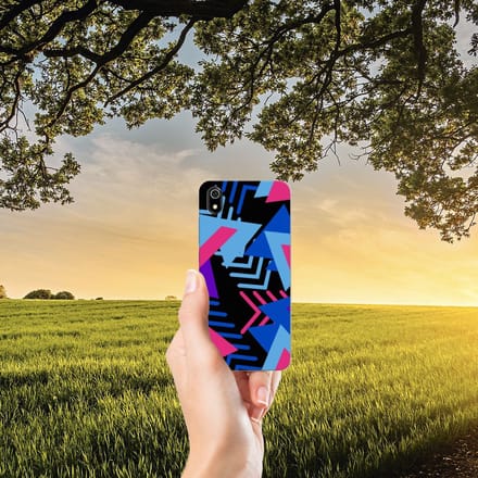 Xiaomi Redmi 7A TPU Hoesje Funky Triangle