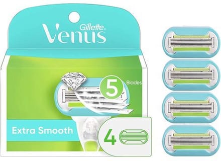 Gillette - Venus - Extra Smooth - Scheermesjes/Navulmesjes - 4 Stuks