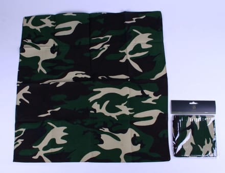 Zakdoek - Bandana - Camouflage - 54 x 54 Cm - Een Stuk