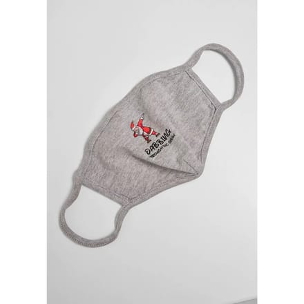 Urban Classics - Dabbing Christmas Face Mask heather grey one size Masker - Mondkapje - Grijs