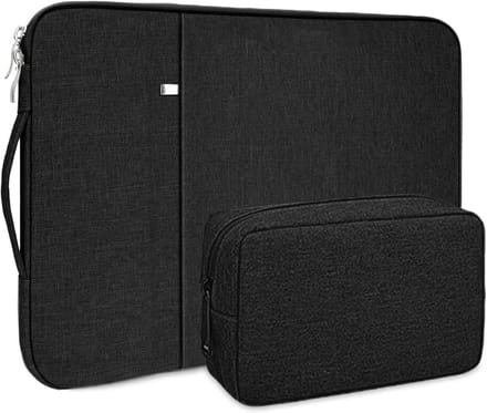 Laptop Sleeve Case 14 Inch met Accessoire Tas - Zwart, Bescherming, Draagbaarheid, Stijlvol