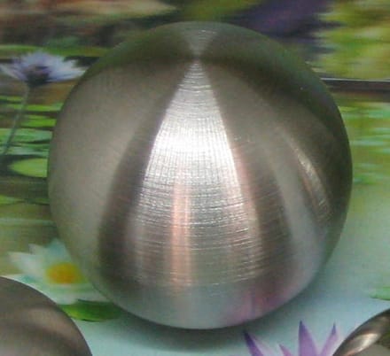 AKASHA RVS ontstoor bol mat 10 cm