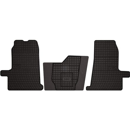 Wielganizator SolidPRO - Auto Rubbermatten - Ford Transit V (2000-2013) - Zwart - Aangepast