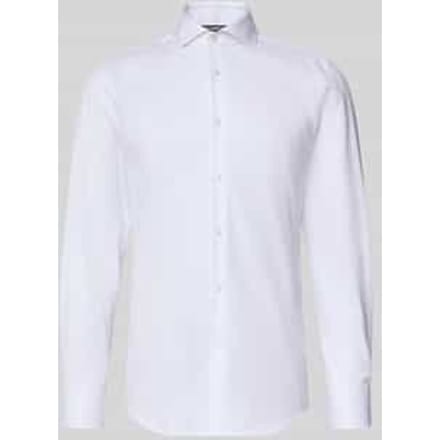 Slim fit zakelijk overhemd van pure katoen model 'H-HANK-SP-B1-C1-263'
