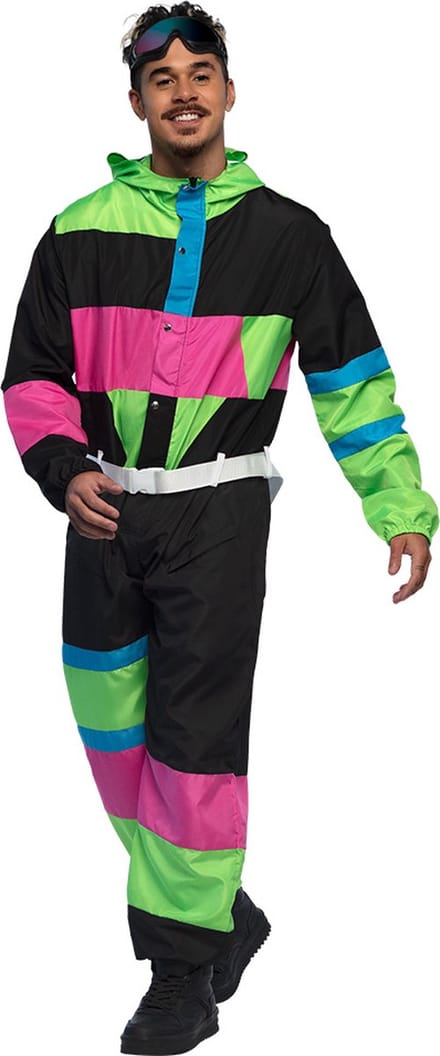 Boland - Skipak 80's dude (S) - Volwassenen - - Grappig - Fout - Carnaval