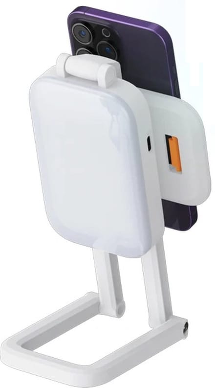 DrPhone D2 Pro – Draagbare RGB Selfie Ringlamp | Telefoonhouder | LED Studiolicht - Voor Smartphones