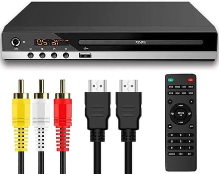 Dvd-speler - Full HD speler - Thuisbioscoop - Ondersteunt 1080P - 223x193x45mm - Niet gespecificeerd