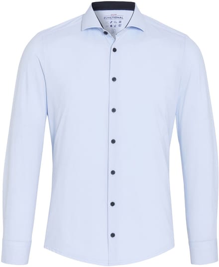 Pure The Functional Shirt Lichtblauw - Maat 43 - Heren - Overhemden Formeel