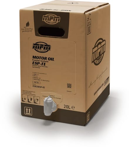 MPM 0W20 Motorolie Premium Synthetic ESP-FE | 20 liter | Bag In Box | 05B20ESP-FE
