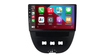 Apple CarPlay & Android Auto Autoradio met DAB+ voor Citroen c1 2006-2014