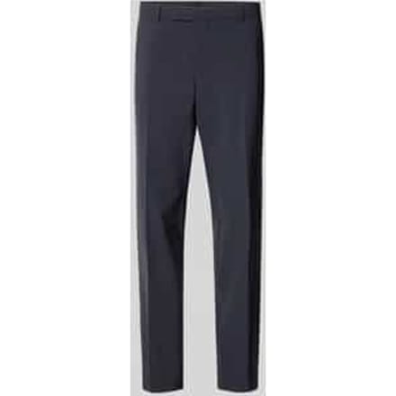 Regular fit pantalon van scheerwolmix model 'H-LEON-MM-C-NF'