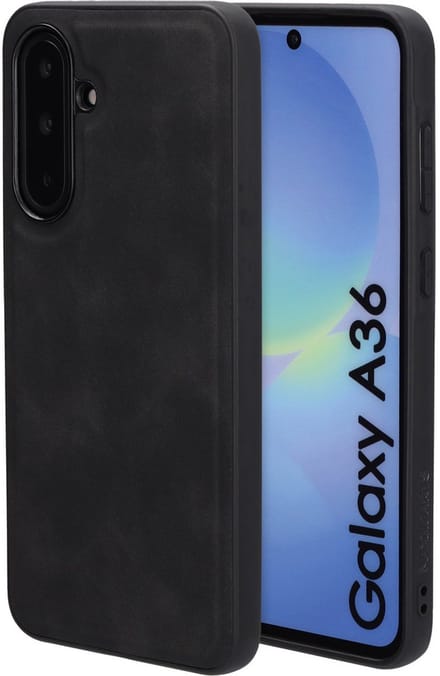 Mobiparts Classic Backcover geschikt voor Samsung Galaxy A36 Graphite - Zwart - MagSafe