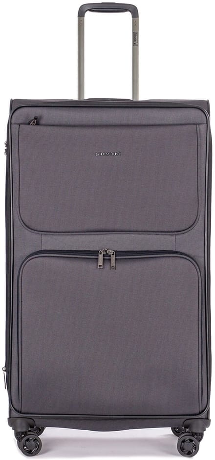 STRATIC Bendigo Light - zachte koffer - extra groot - 84x47x27 cm - 3,3 kg - 120 L - Black
