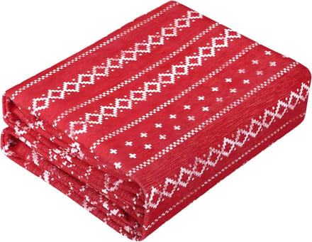 Kerst Runner Tapijt 60x180 cm - Antislip & Machinewasbaar - Rood