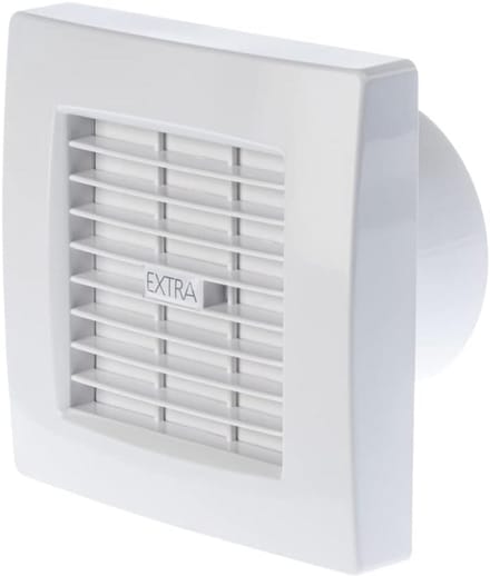 Badkamer Ventilator 100mm met Vochtigheidssensor en Nalooptijd