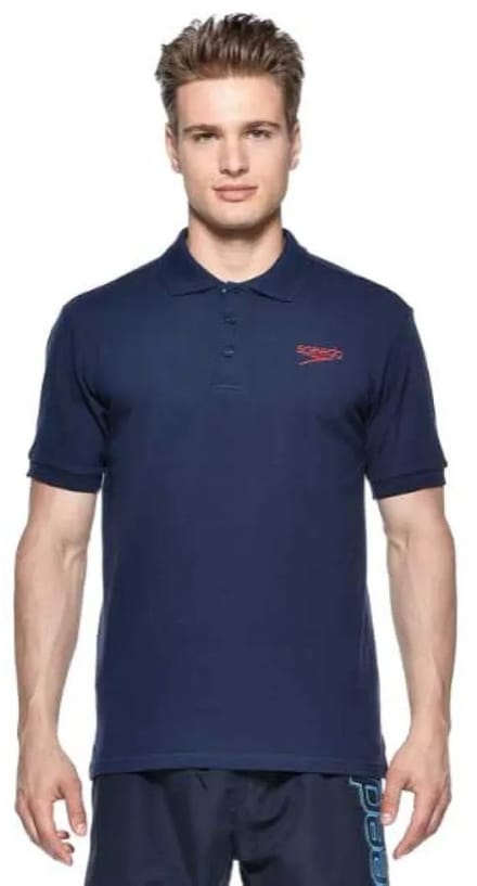 Speedo Team Kit Korte Mouw Poloshirt Blauw M Man