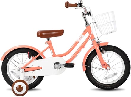 STITCH Bubble Kinderfiets Meisjes - 16 inch - Roze - Met Mandje
