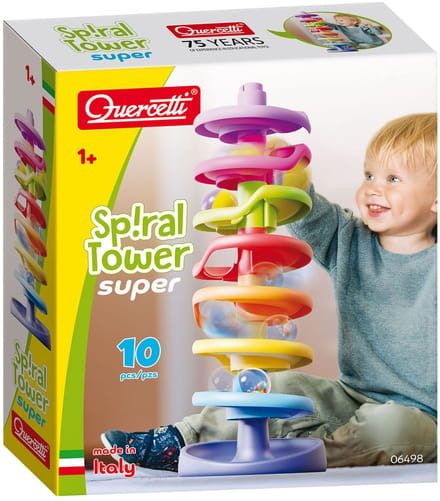 Quercetti Spiraal Ballentoren - 10dlg.
