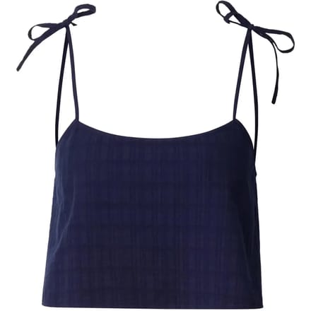 Urban Classics - Light Cotton Crop top - S - Donkerblauw