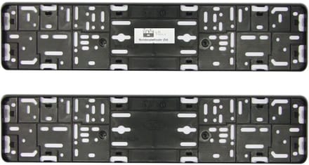 LB Tools Kentekenplaathouder KLIK PP zonder tekstrand flexibel (2 stuks)