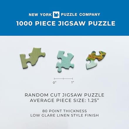 1000 Stuk Legpuzzel met Sneeuw en Honden