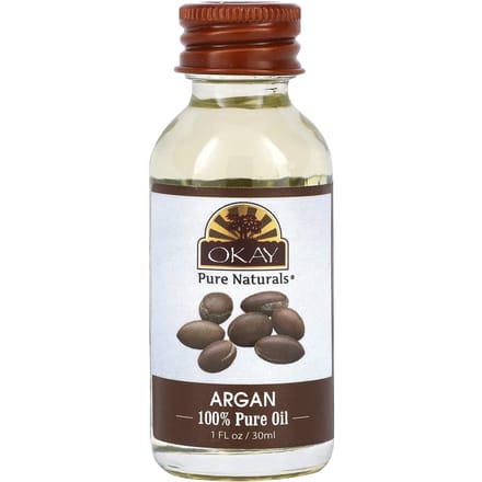Okay Pure Naturals, 100% Pure Oil, Argan, 1 fl oz (30 ml)