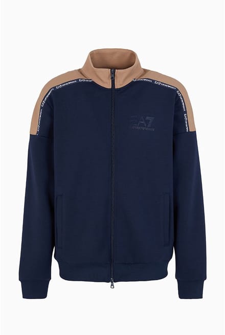 Ea7 Emporio Armani 6dpm04-pjzzz Sweatshirt Blauw S Man