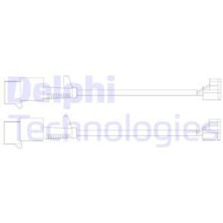 Waarschuwingscontact, remblokslijtage DELPHI LZ0246