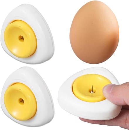 Eiermixer met eierlepels en eierscheider - Keukengerei - 2 stuks - Roestvrij staal