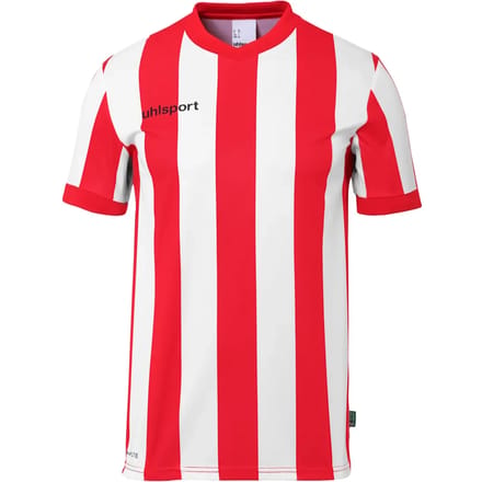 Uhlsport Stripe 2.0 Shirt Korte Mouw Kinderen - Rood / Wit | Maat: 152