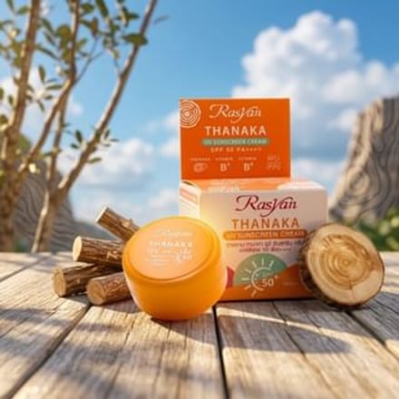 Rasyan - Thanaka UV Sunscreen Cream SPF 50 PA++++ 10g